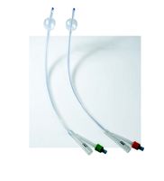 CATHETER  FOLEY ADULTE SILICONE 2 VOIES TAILLES 12-24