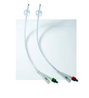 CATHETER FOLEY ADULTE SILICONE 2 VOIES TAILLES 12-24