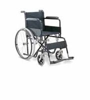 FAUTEUIL ROULANT ACIER ACCOUDOIR FIXE